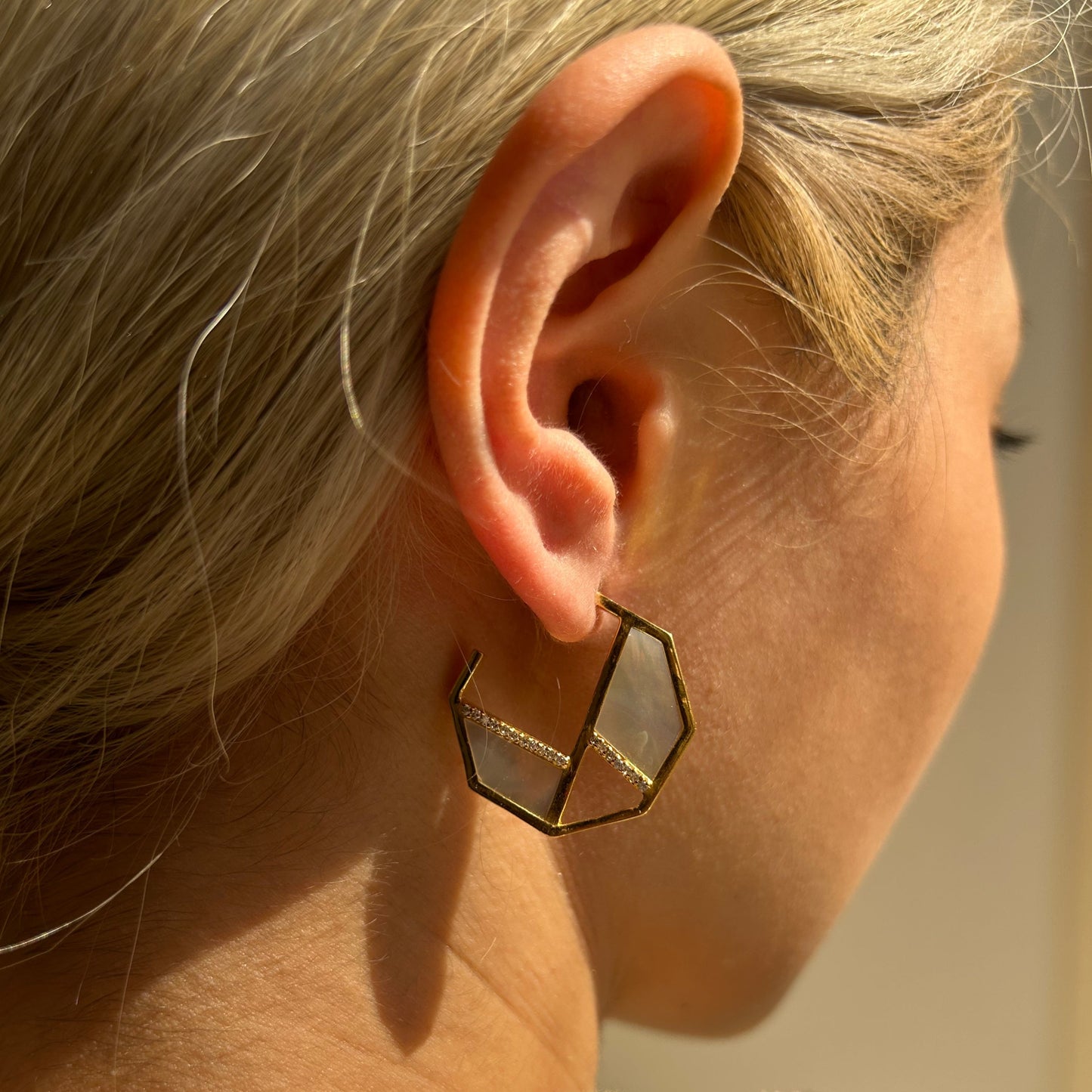 One of a kind Hex Earrings