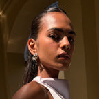 Bold Molten Silver Hoops