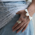 Lacelle Silver Ring/Earcuff