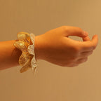 Lace Frill Gold Bangle