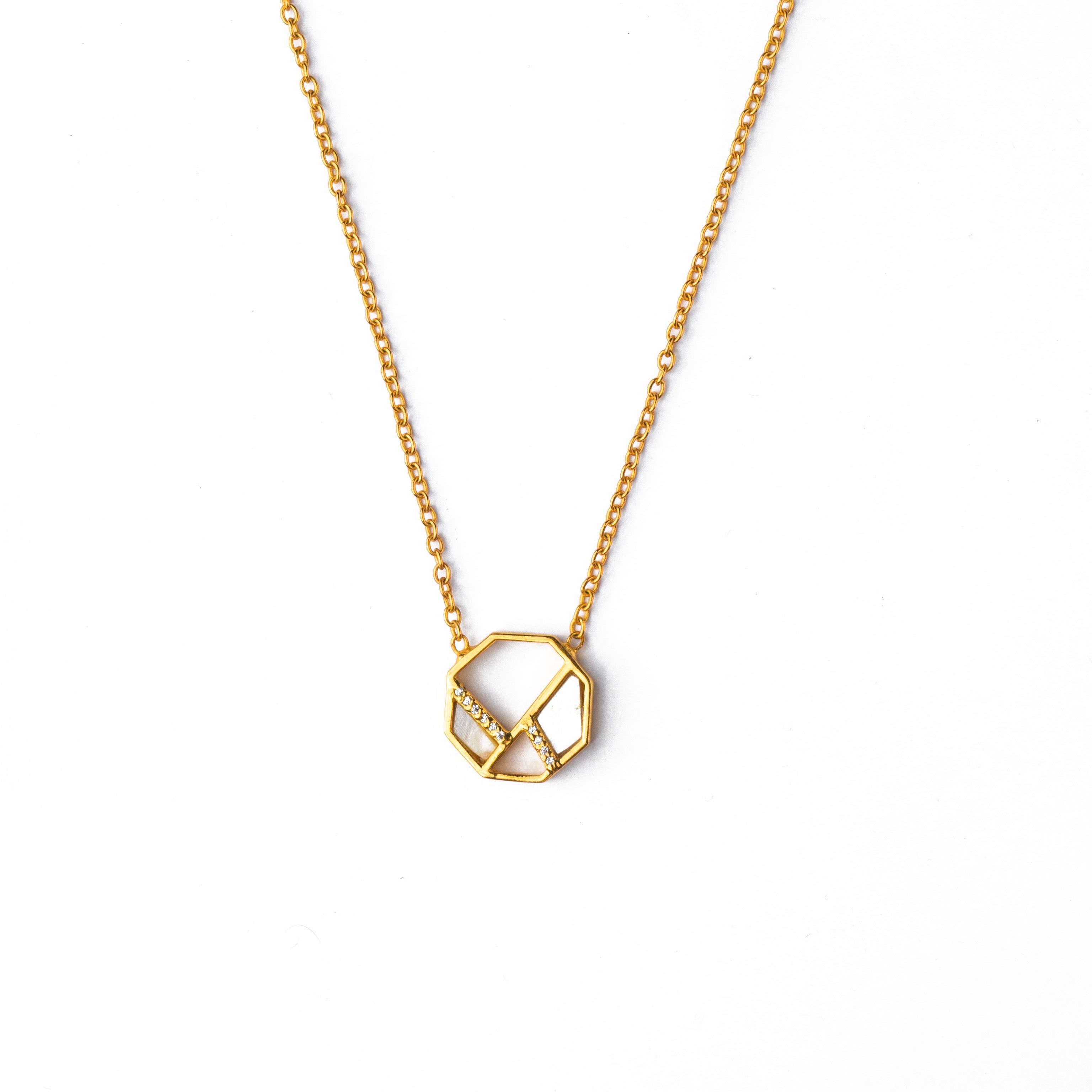 One of a kind Mini Hex Necklace