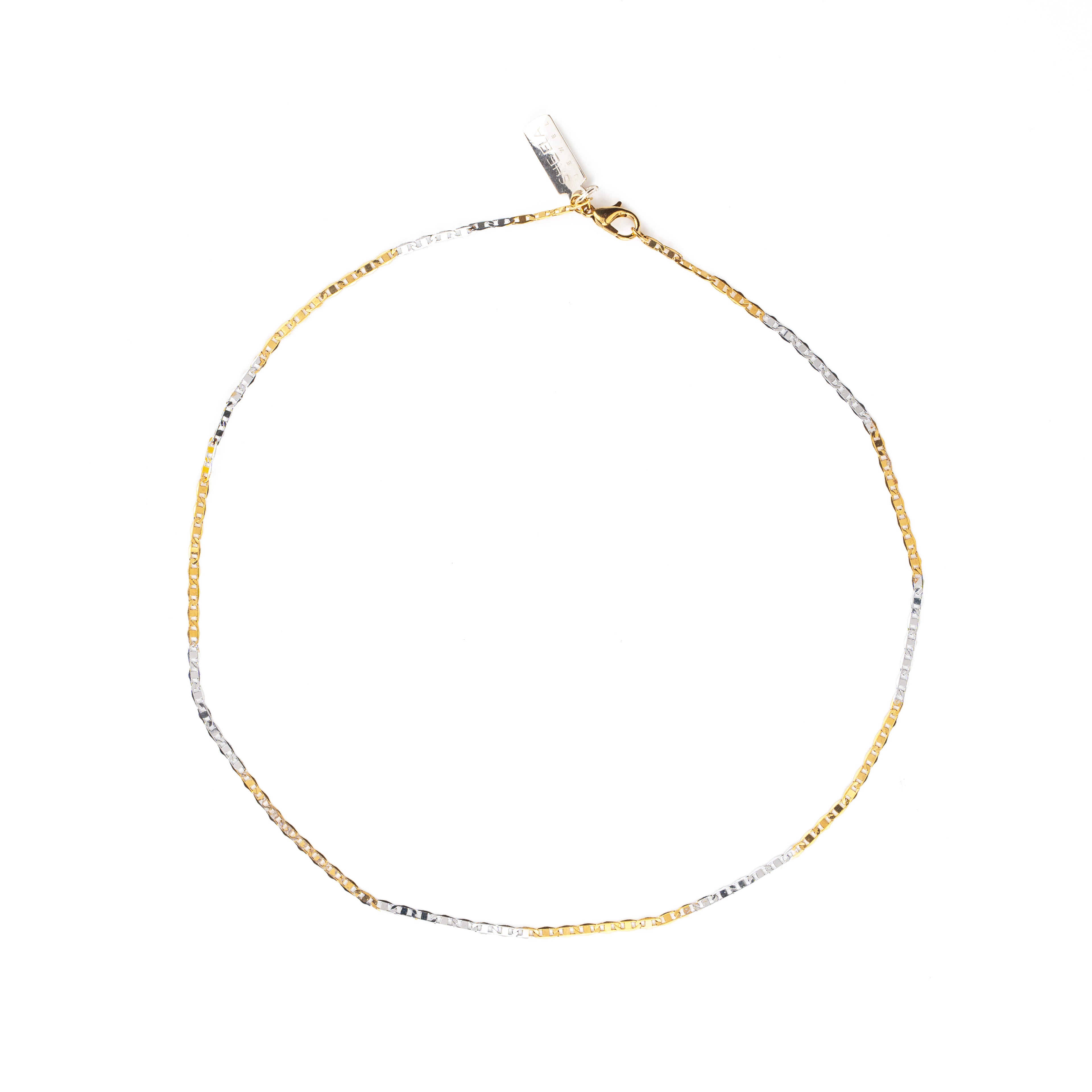 Mix Metal square link chain