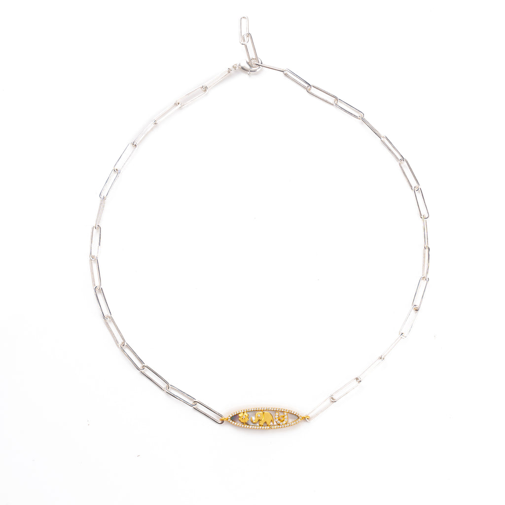 Luck & protection Necklace Black Mother of Pearl