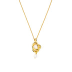 Manushi Chhillar Freeform Knot Statement Pendant Necklace