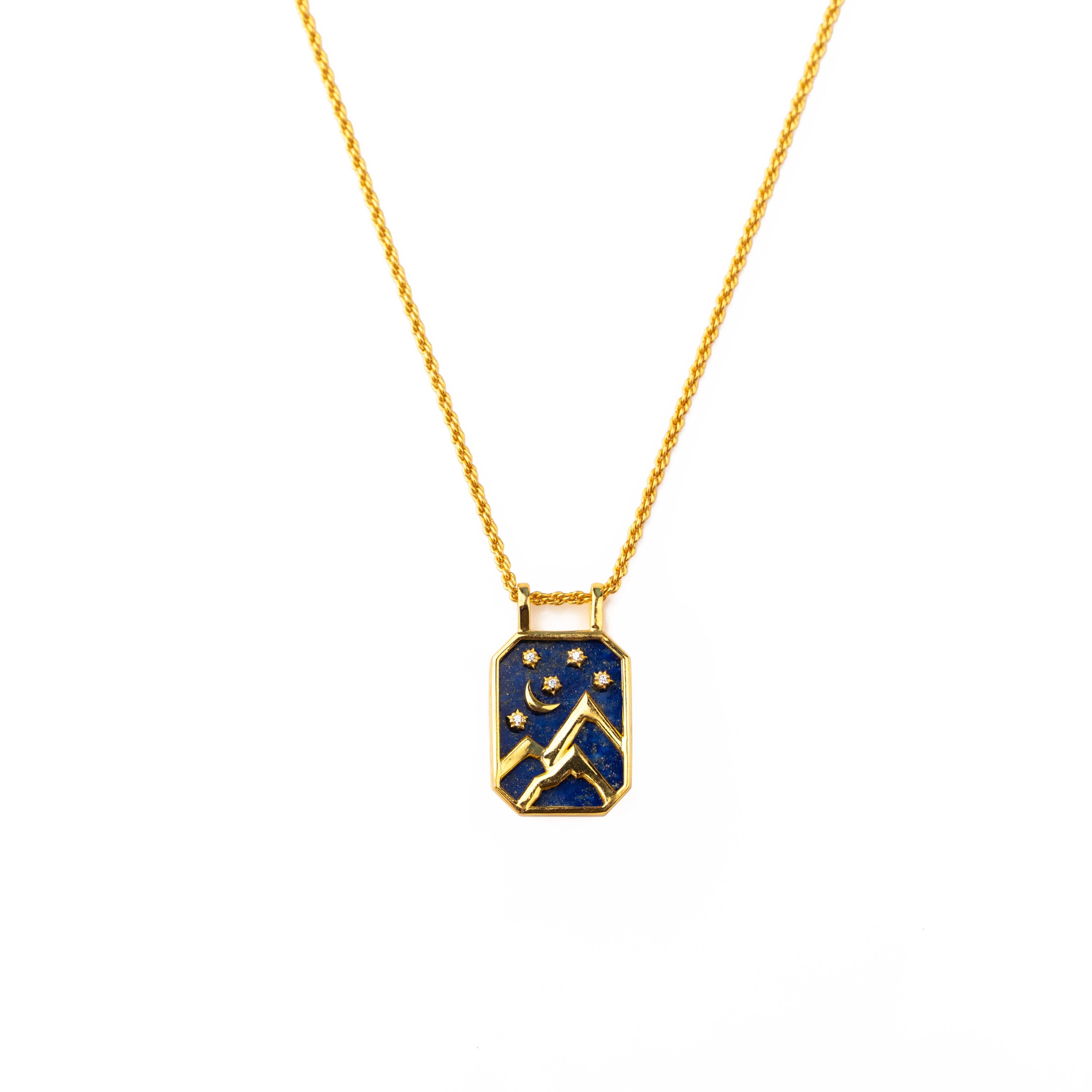 Nightfall Starry Moon Necklace