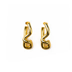 Freeform Gold Hoops