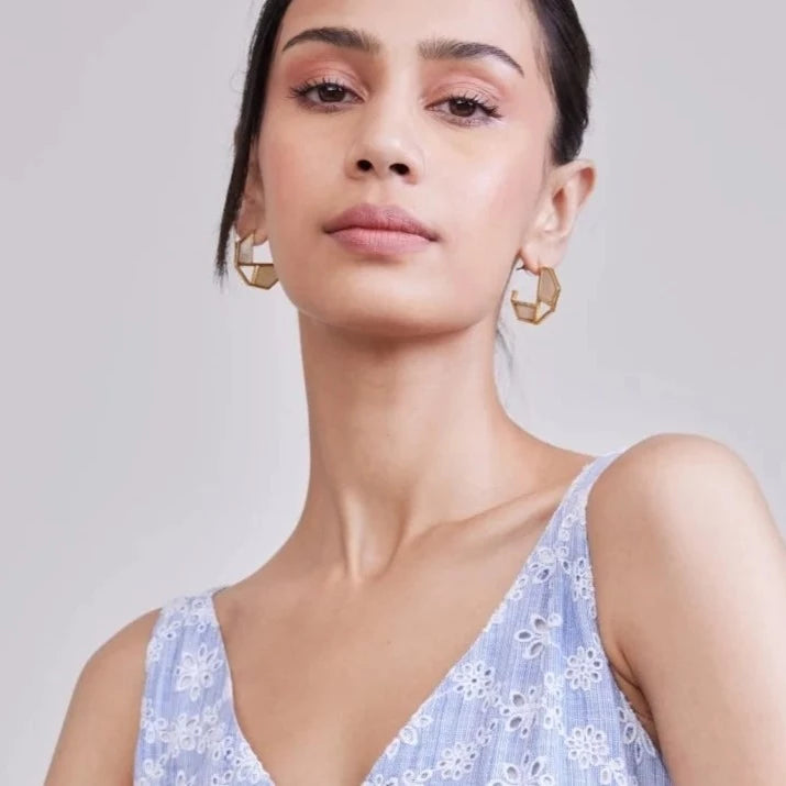 One of a kind Hex Earrings