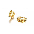 Gold Ball Ear Huggies