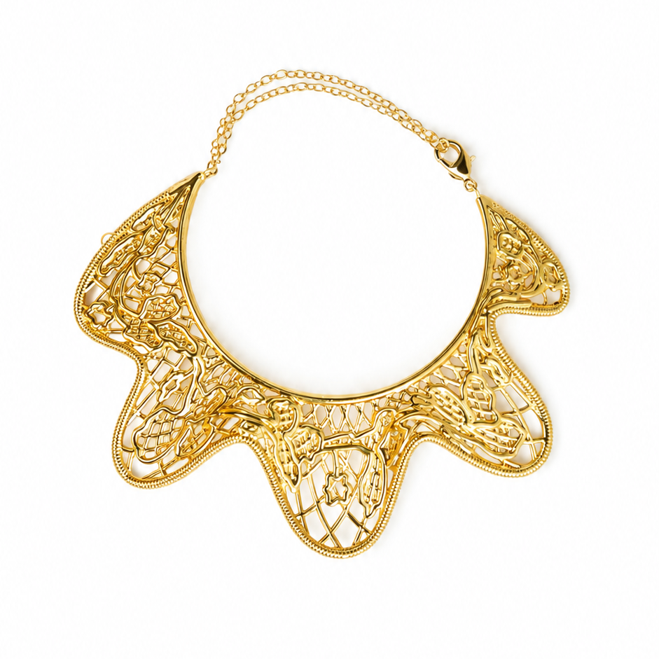 Lace Gold Bangle