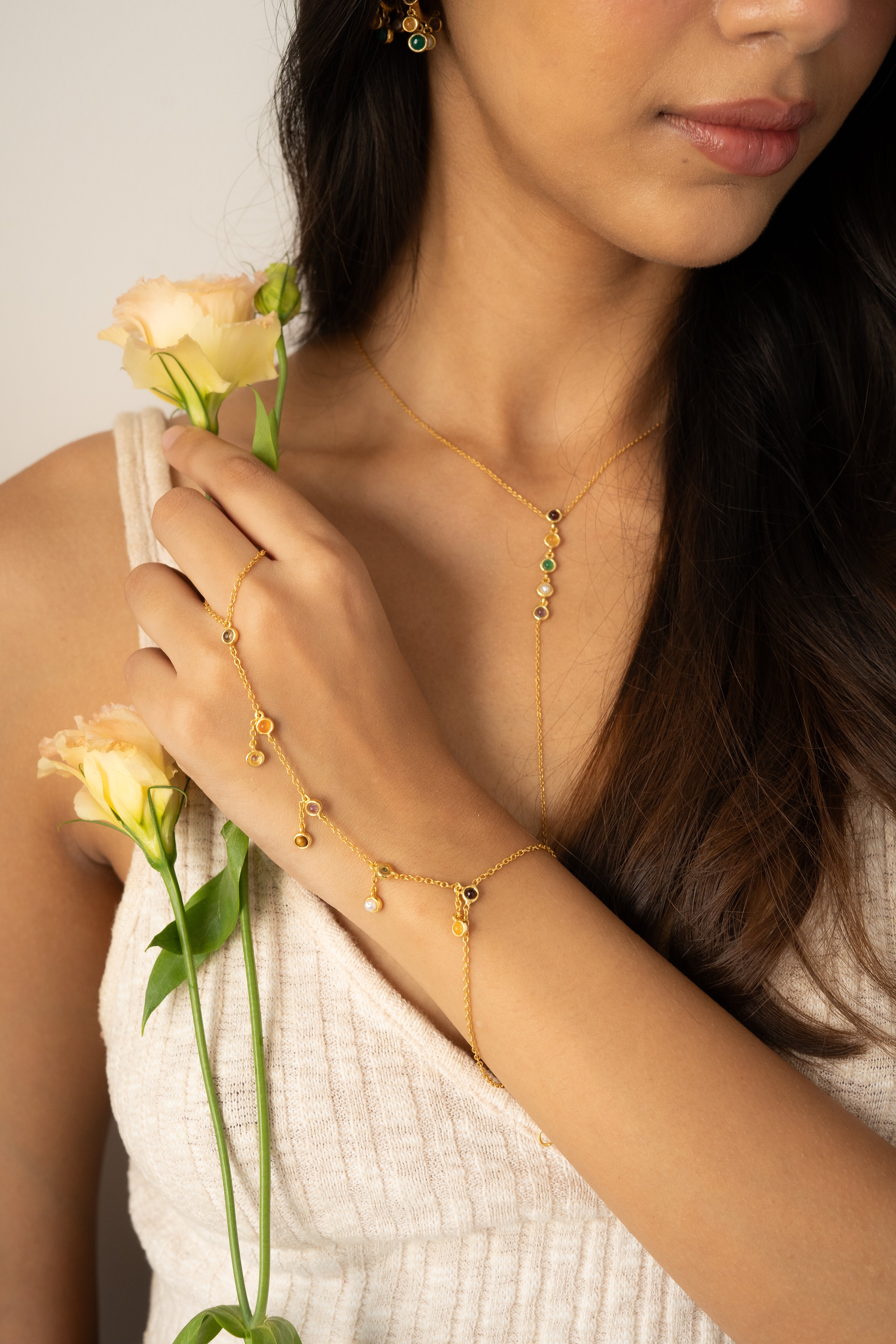 Navrattan Hand Chain