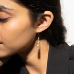Molten Muse Rose Quartz Earrings