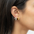 Gold Ball Ear Huggies