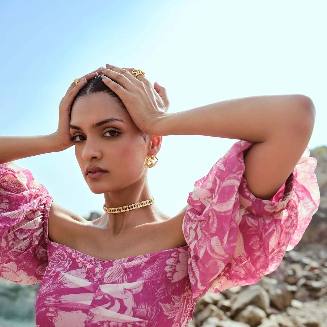 Bold Molten Gold Hoops