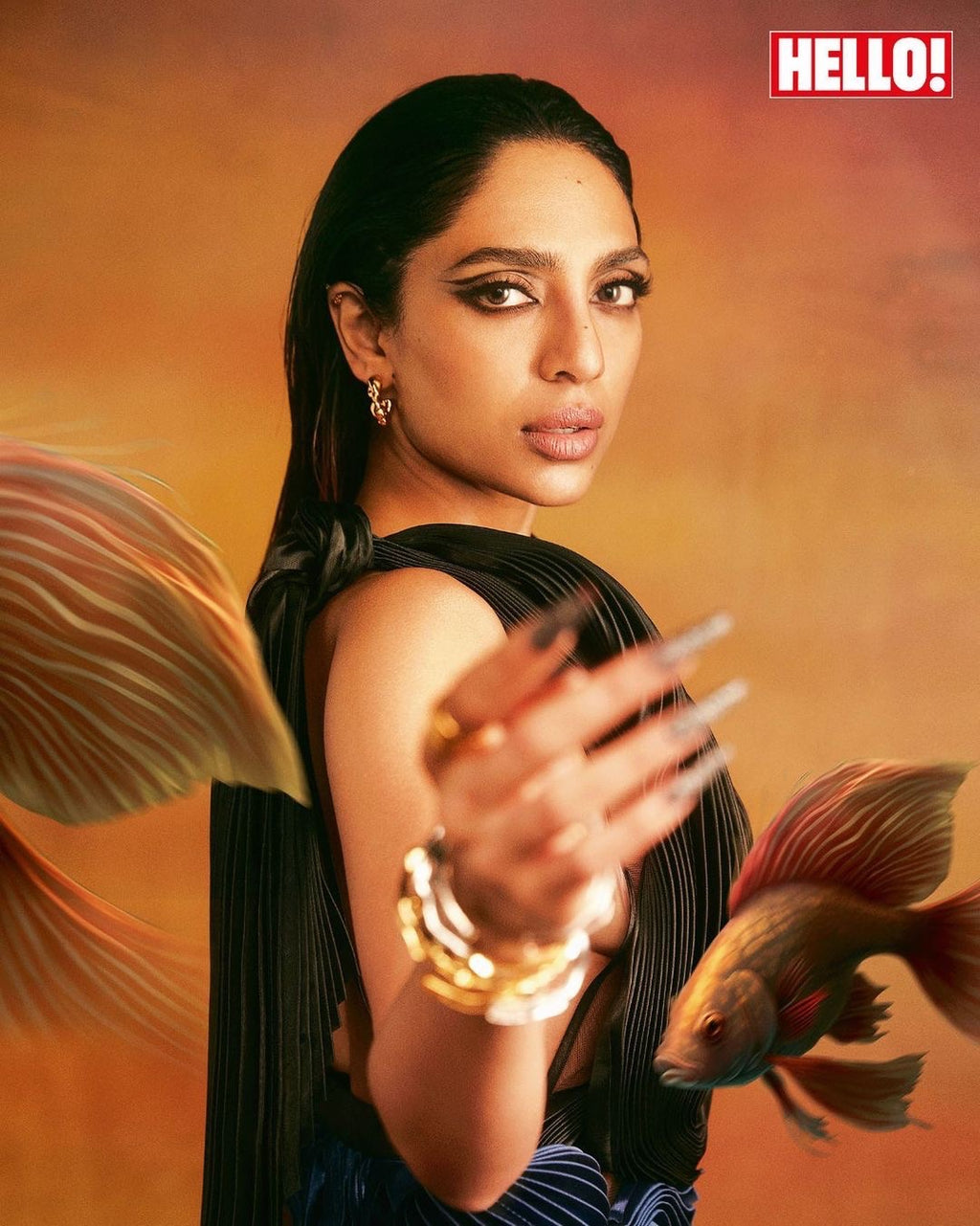 Sobhita Dhulipala in Molten Bangle