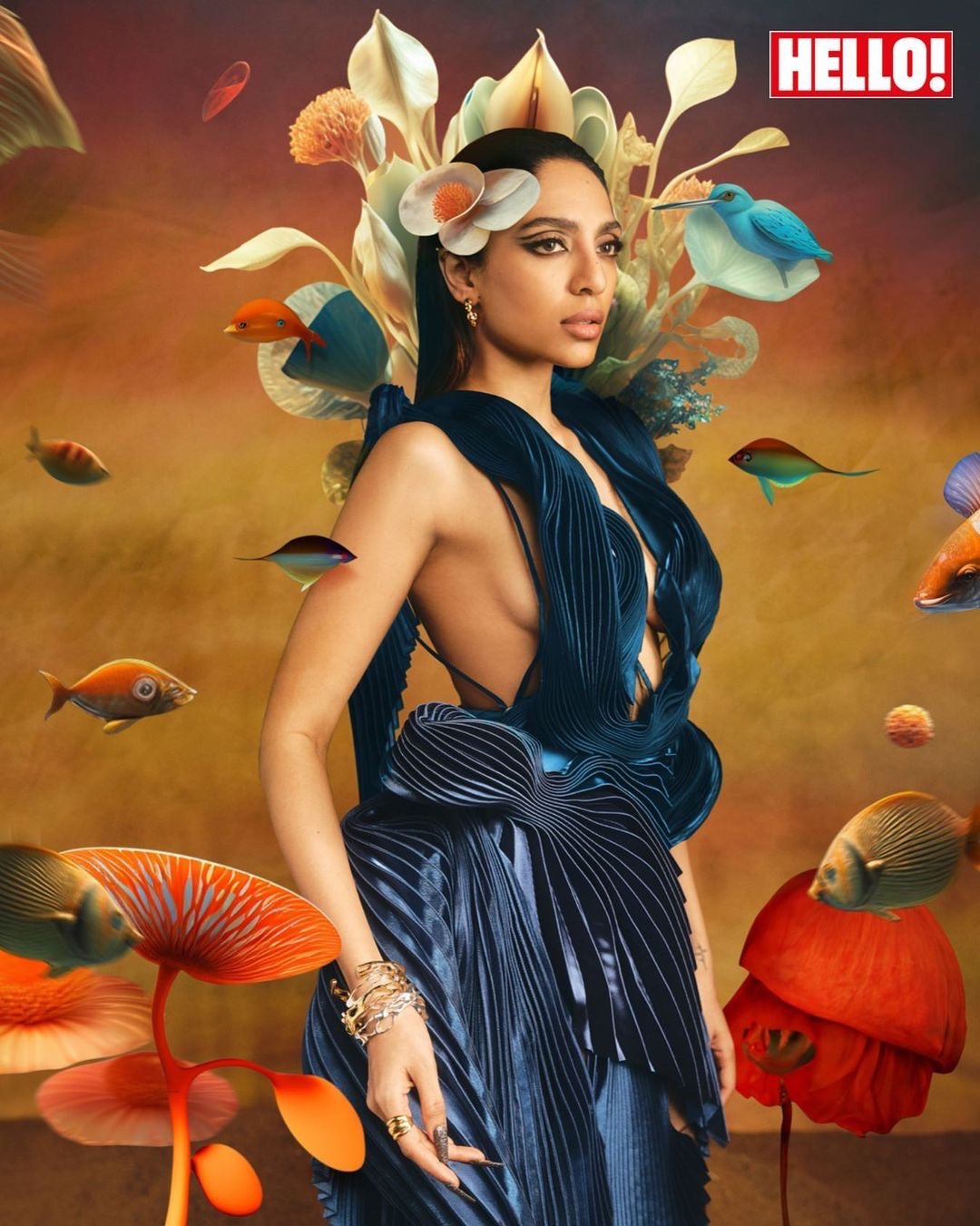 Sobhita Dhulipala in Molten Bangle