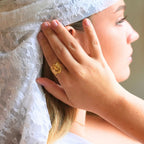 Lacelle Gold Ring/Earcuff