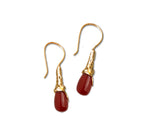 Molten Muse Red Onyx Earrings