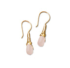 Molten Muse Rose Quartz Earrings