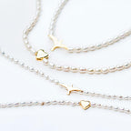 Bubble Heart Pearl Choker