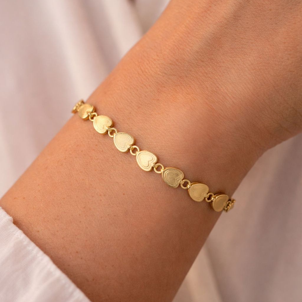 3D Heart bracelet