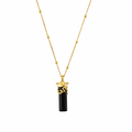 Kun Faya Kun Necklace in Black Onyx