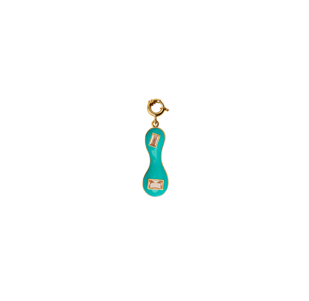 Sea Blue blob Charm