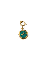 Peace (Salaam) Blue Turquoise Charm