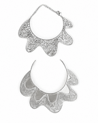 Lace Silver Bangle