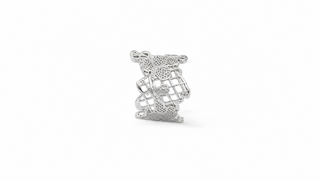Lacelle Silver Ring/Earcuff