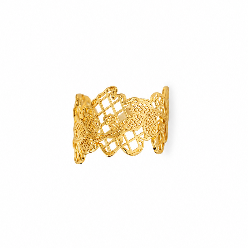 Lacelle Gold Ring/Earcuff