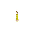 Lime Yellow blob Charm