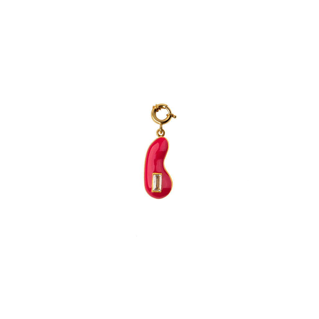 Pop Pink Mini Blob Charm