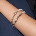 Molten Muse Silver Pearl bracelet