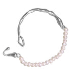 Molten Muse Silver Pearl bracelet