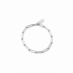 Aneet Padda Paperclip Link Silver Bracelet