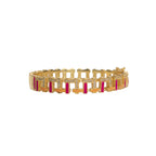 Pink Orange Hashtag Bangle