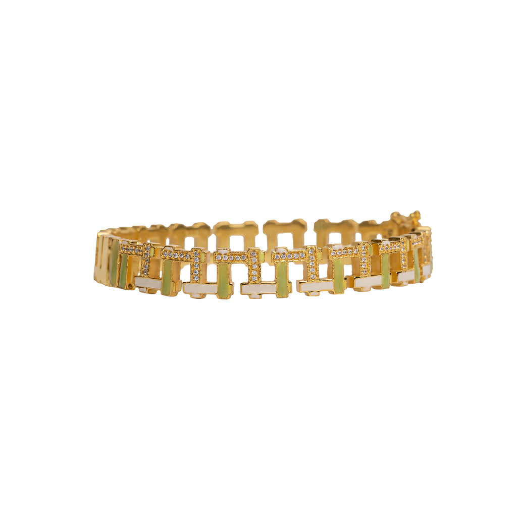 Olive Green Hashtag Bangle
