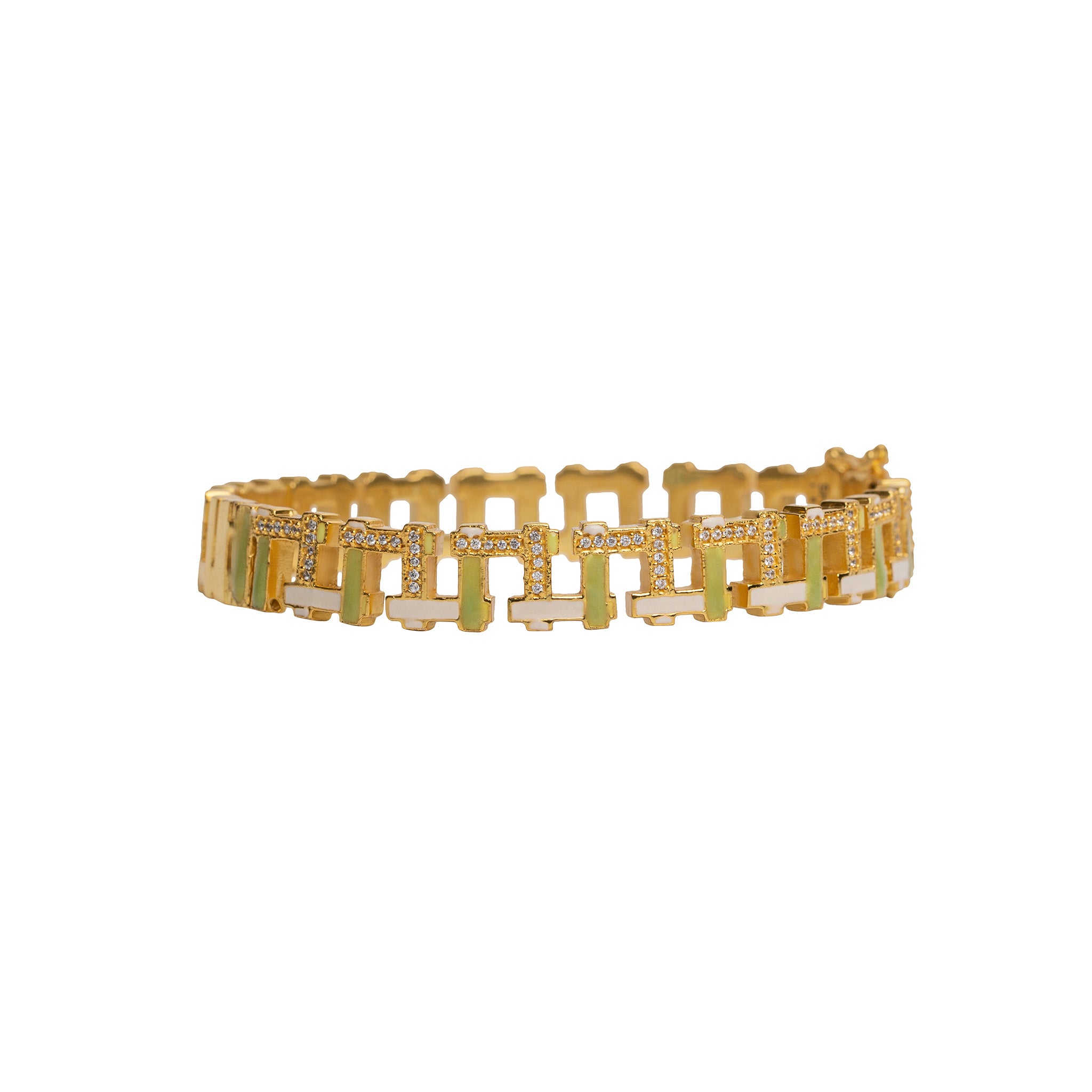 Olive Green Hashtag Bangle