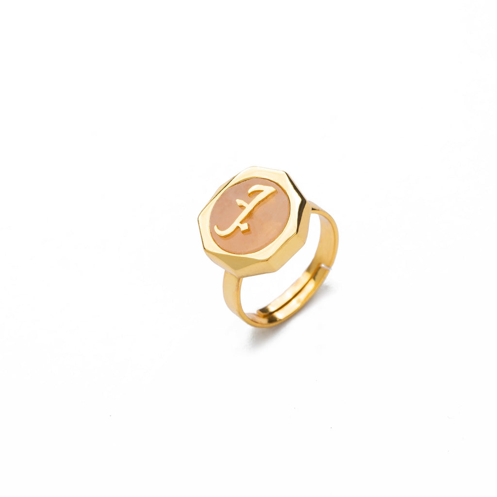 Love (Hub) Rose Quartz Ring