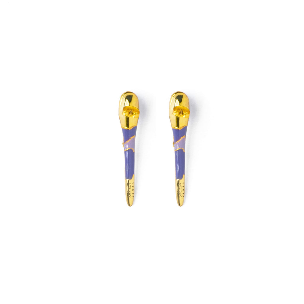 All in Enamel Spike Studs