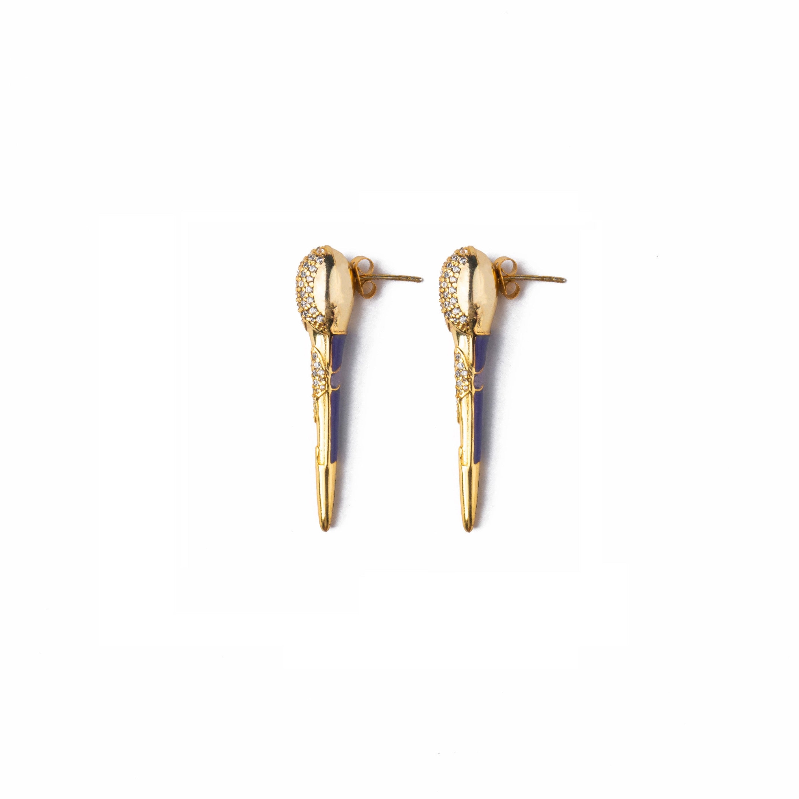 All in Enamel Spike Studs