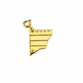 Engrave your own Diary Note Charm