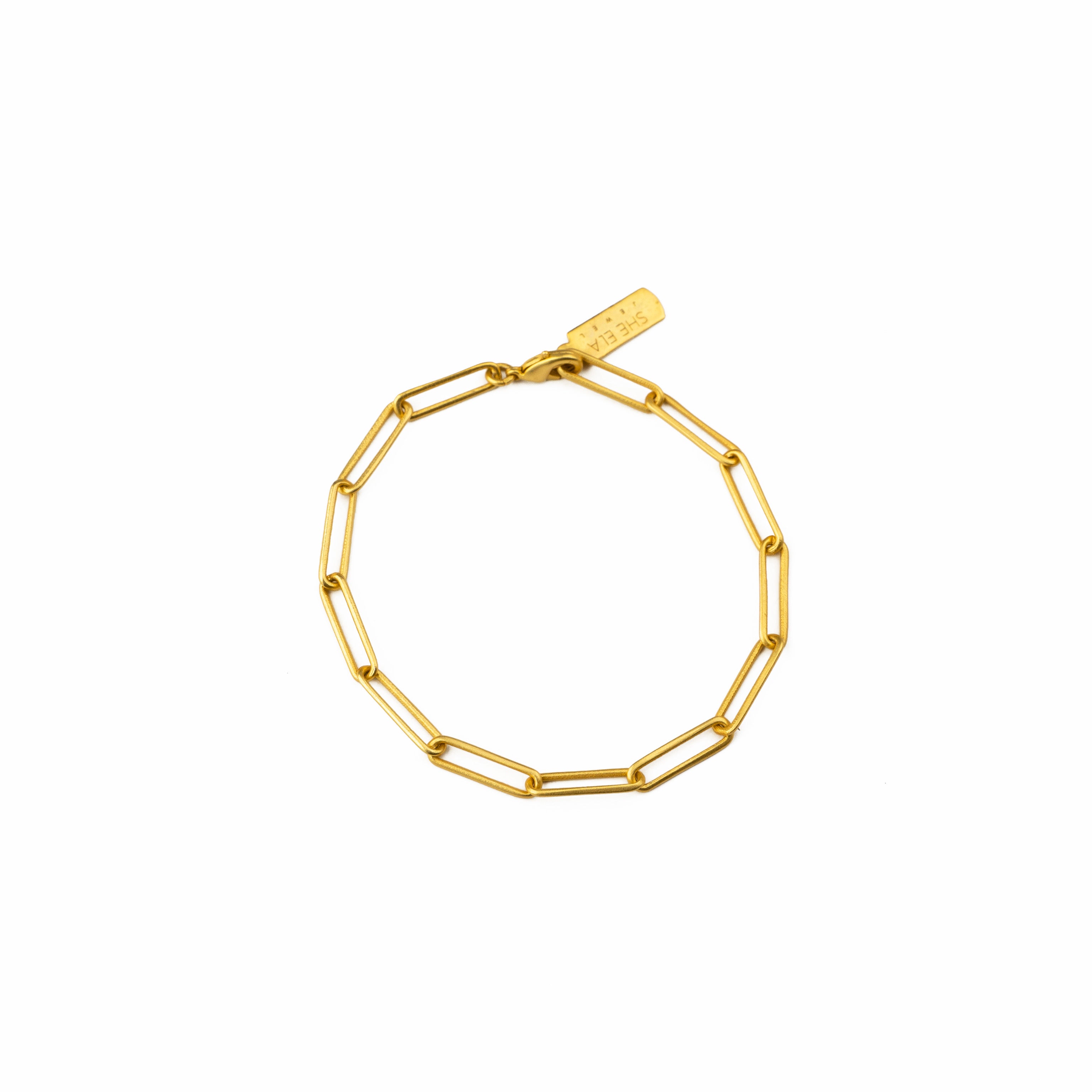 Paperclip Link Bracelet