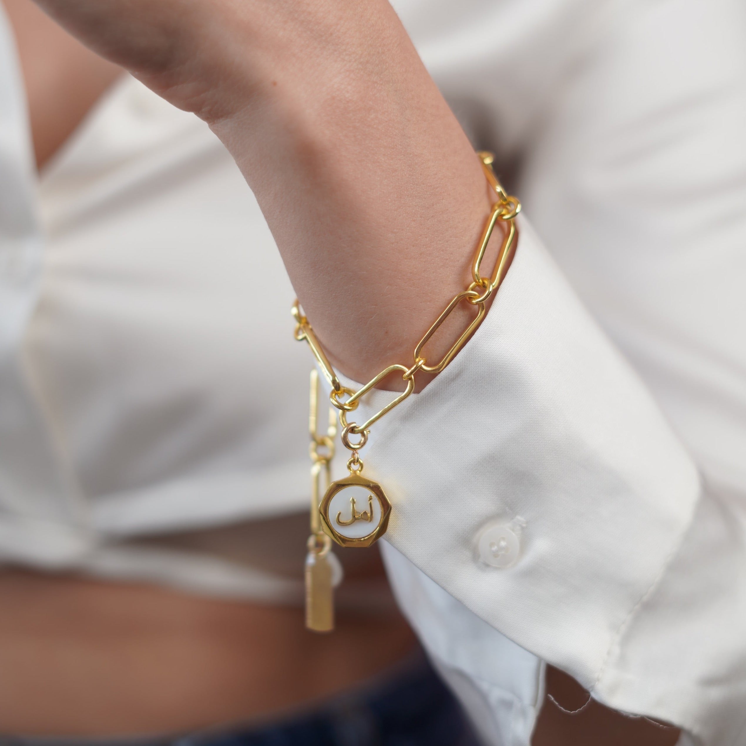 Paperclip Gold Fill Chain Bracelet with Personality and Charm | 14-Karat  Gold-Fill Daily Wear – AMBER E LEA