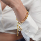 Faith (Imaan) Mother of Pearl Studded Charm