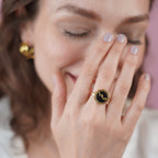Sabr (Patience) Black Onyx Ring