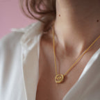 Love (Hub) Rose Quartz Necklace