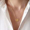 Love (Hub) Rose Quartz Studded Necklace
