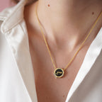 Sabr (Patience) Black Onyx Studded Necklace