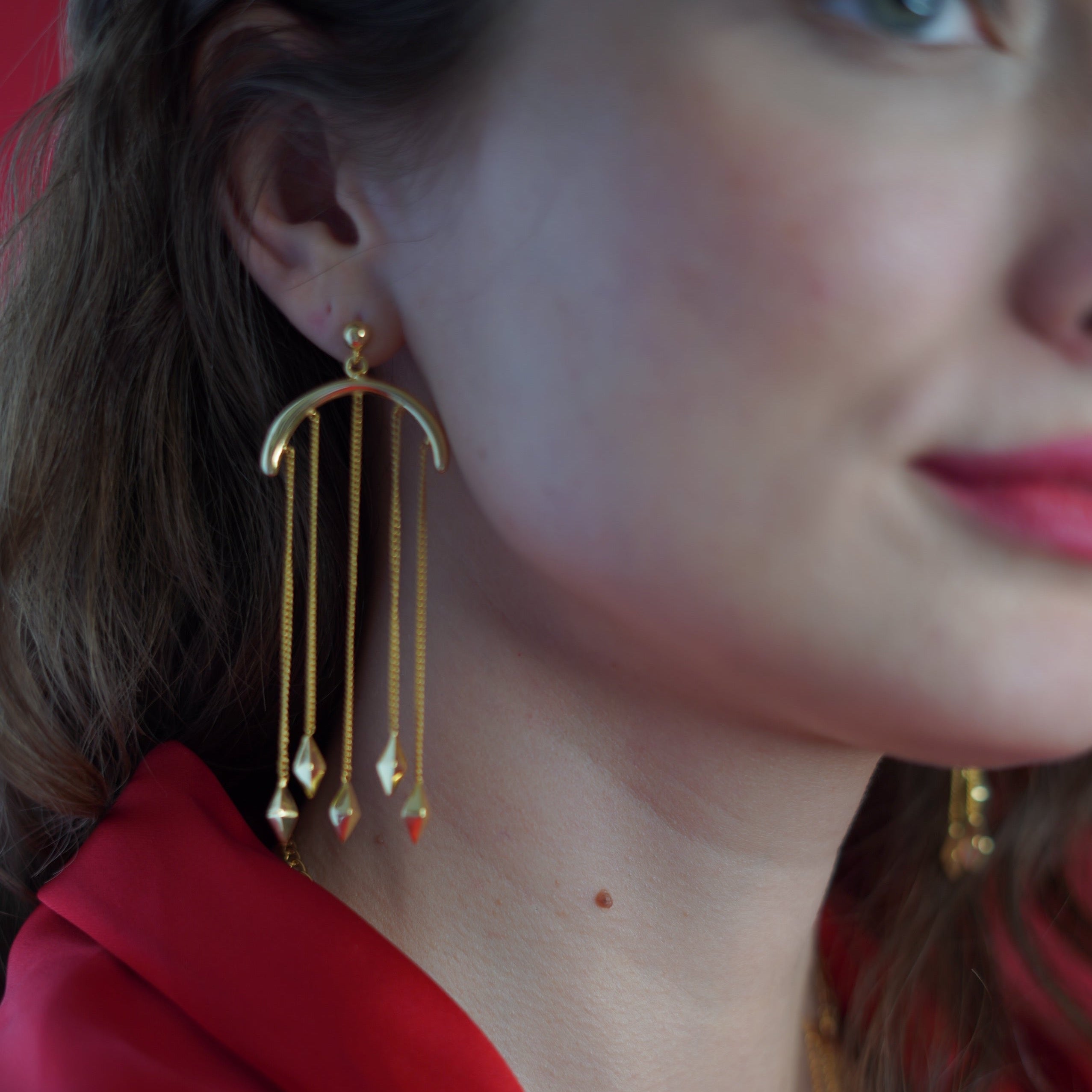Spike Tassel Earrings
